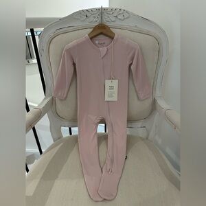 Kyte BABY 12~18 Mth Pink Footie One Piece Cozy Knit NWT